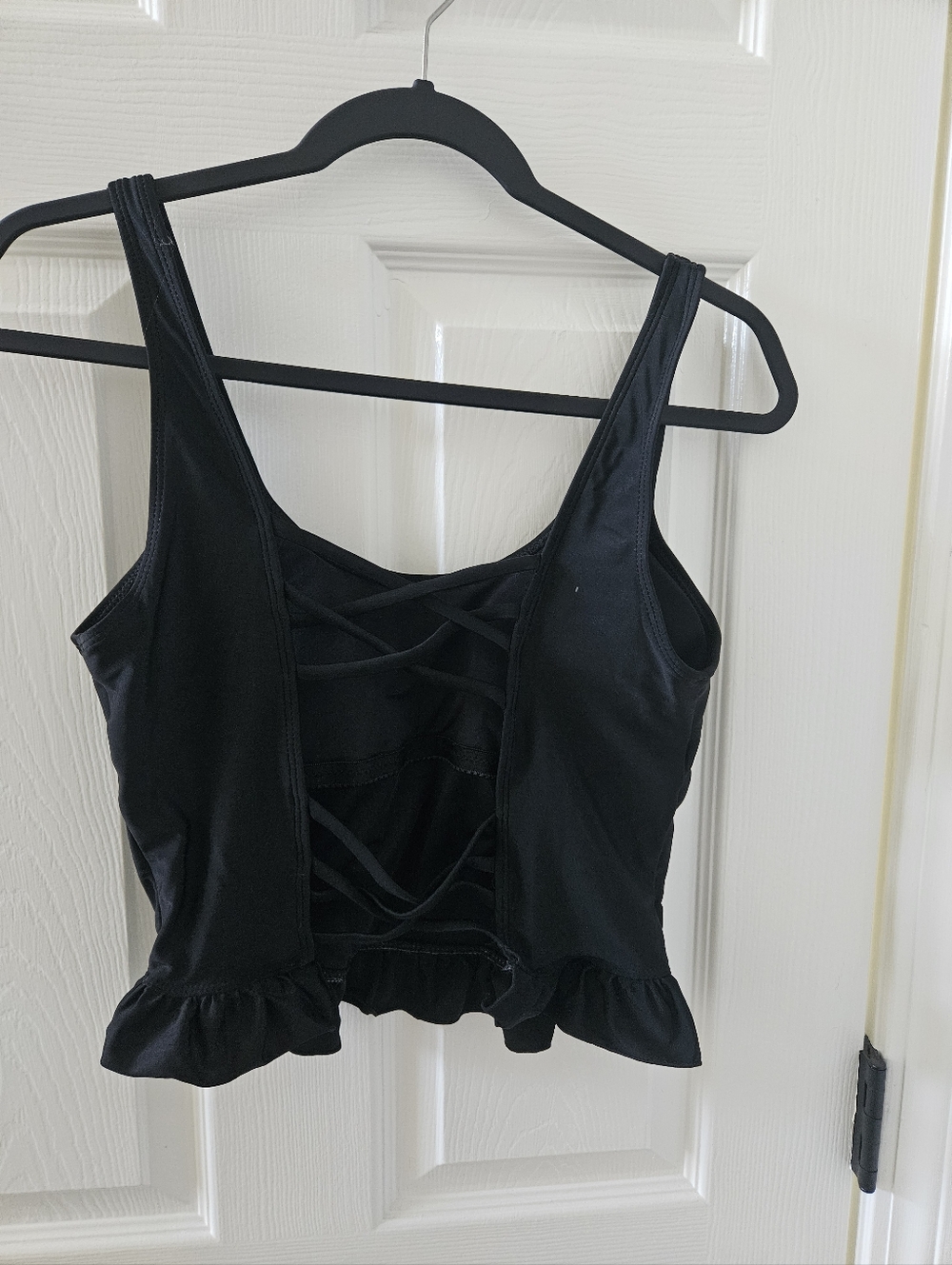 Janela Bay Black Strappy Back - Picture 2 of 6